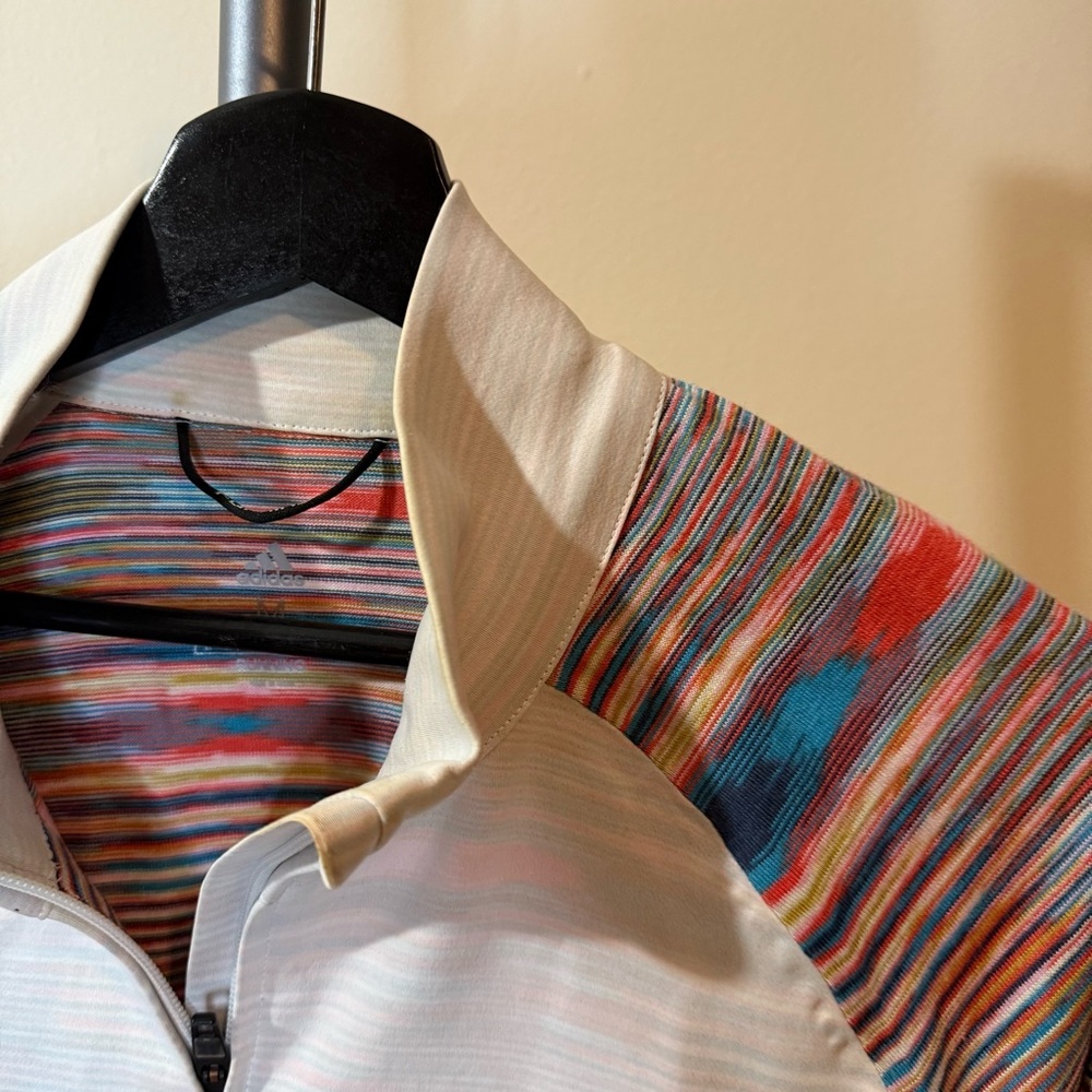 Adidas Multicolor Striped Long Sleeve Shirt - Picture 3 of 11